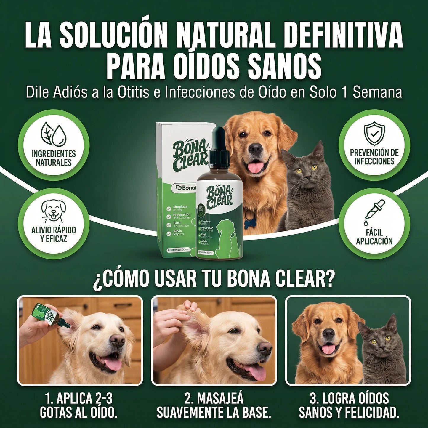 BONACLEAR - Gotitas para la Salud Auditiva de tu mascota