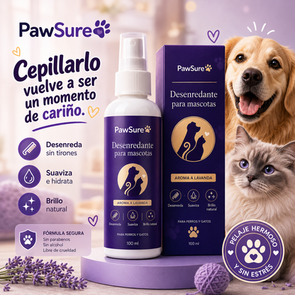 Spray Desenredante Pawsure® - Adiós a las motas y tirones