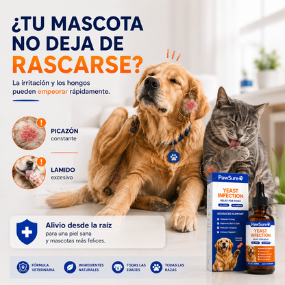PawSure® Yeast infection - Gotas contra la Picazón y Hongos