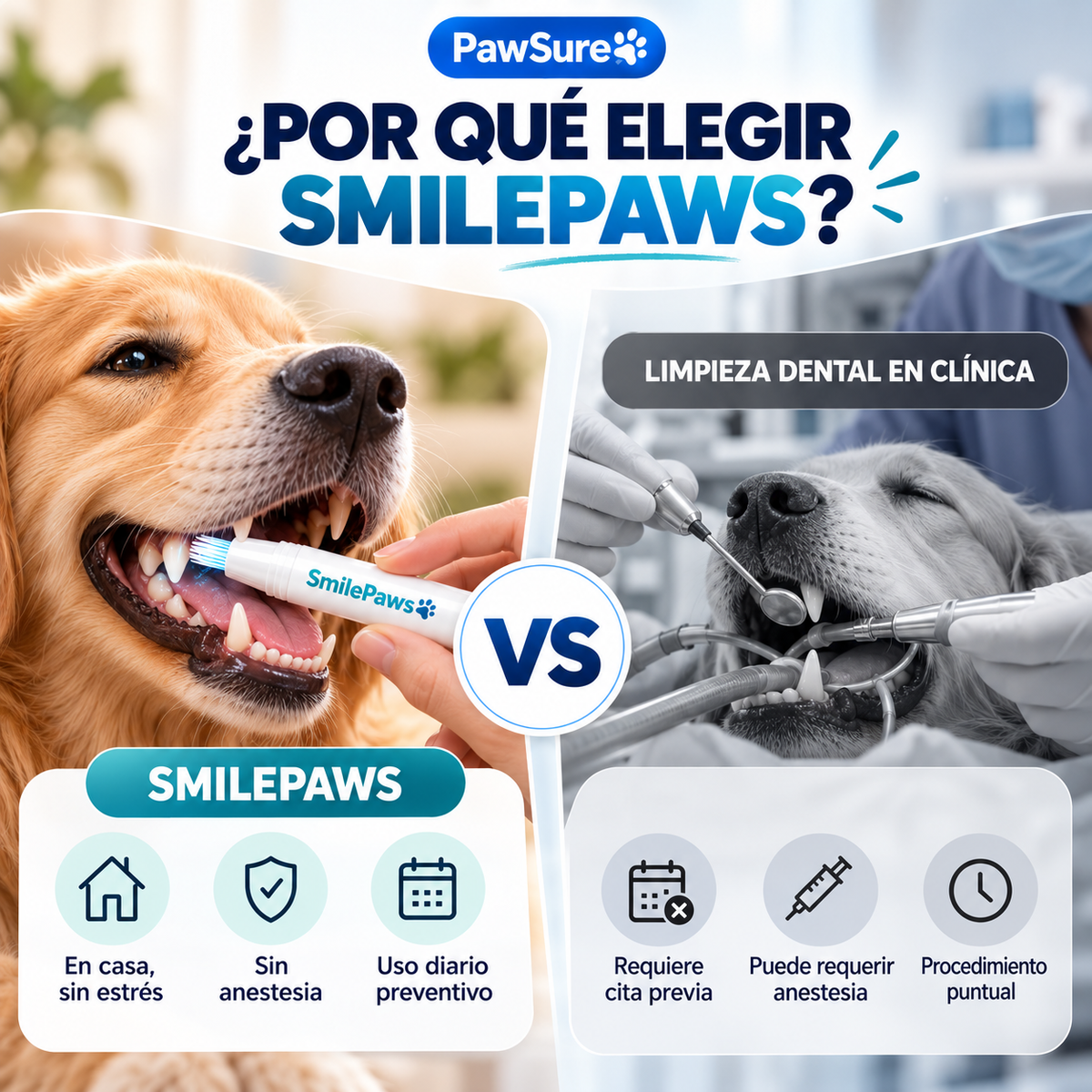 Gel Reparador Dental SmilePaws™ - ¡Manten su sonrisa brillante!
