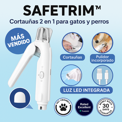 SAFETRIM™ -Recortador y pulidor de garras 2 en 1