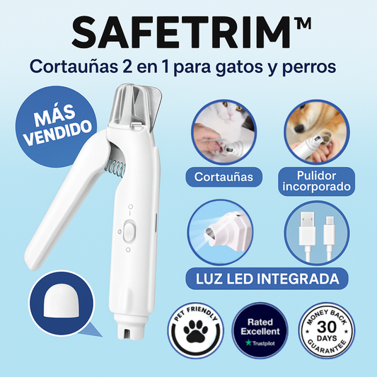 SAFETRIM™ -Recortador y pulidor de garras 2 en 1