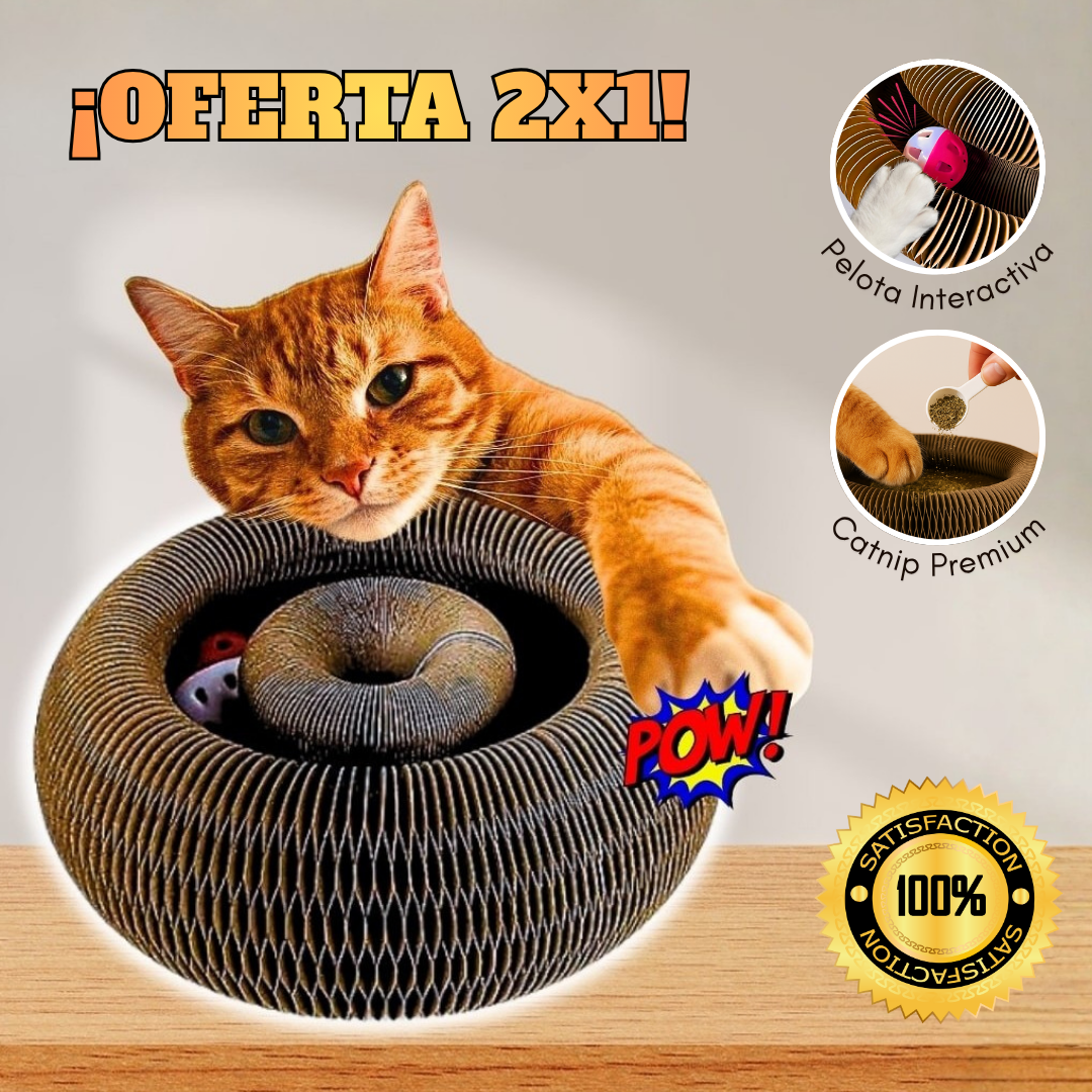 Catcordeón™ - Rascador Interactivo para Gatos (Oferta 2X1)
