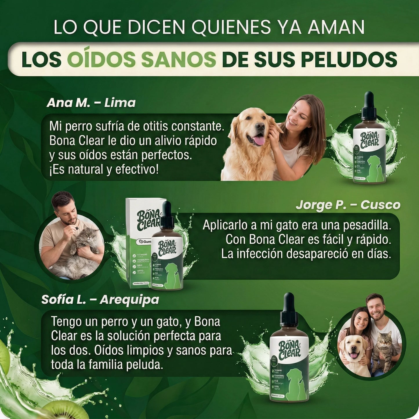 BONACLEAR - Gotitas para la Salud Auditiva de tu mascota
