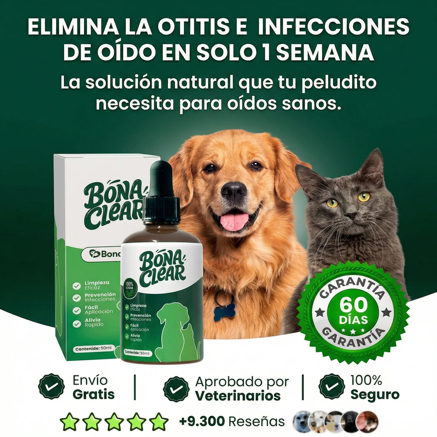 BONACLEAR - Gotitas para la Salud Auditiva de tu mascota